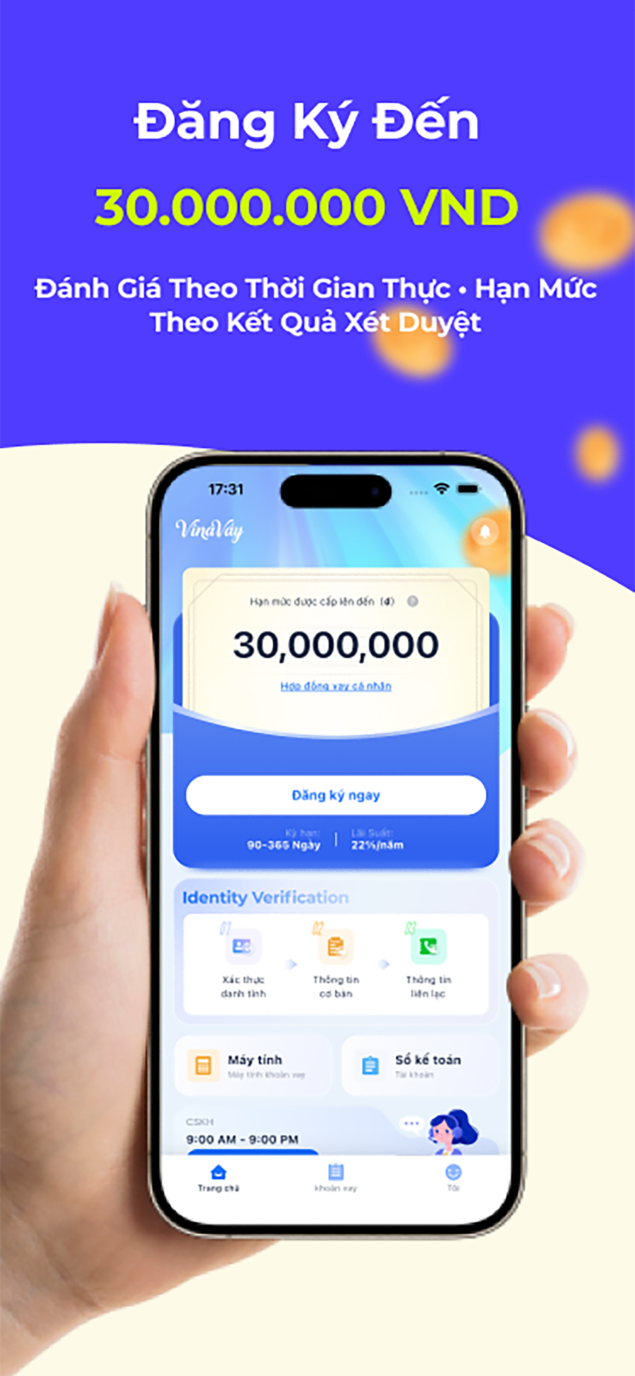 VinaVay - Đăng ký đến 30.000.000 VND
